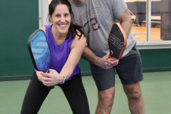 Enthusiastic peeps ready to play pickleball! 